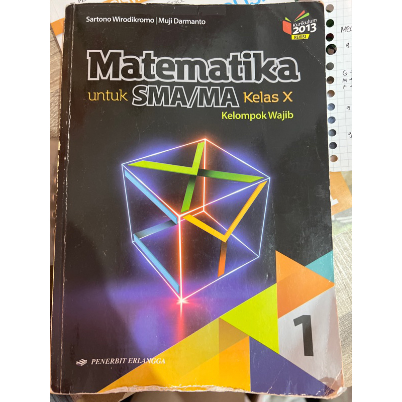 

Buku Matematika Wajib XYZ Kelas X Erlangga