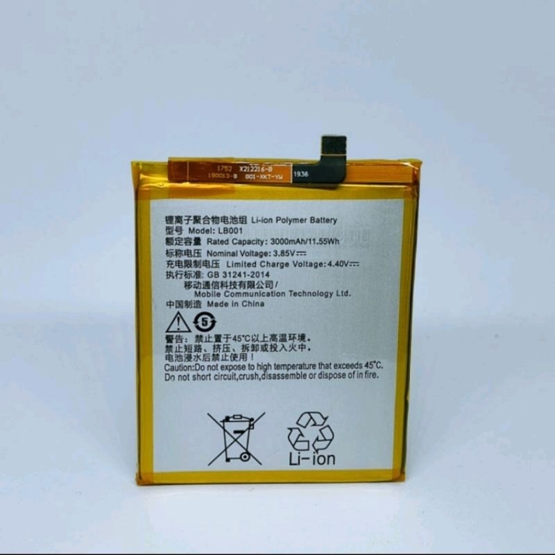 BATERAI BATRE BATTERY LENOVO K320 K320T LB001 ORIGINAL GARANSI