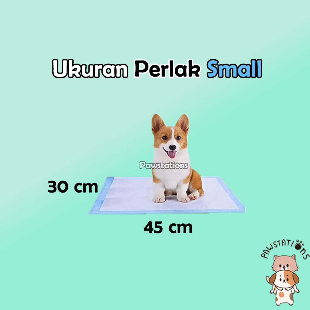 Perlak / Alas Pipis Pee Pad Alas Kencing Anjing Alas Pipis Anjing Size Small Perlak Kecil 50pcs