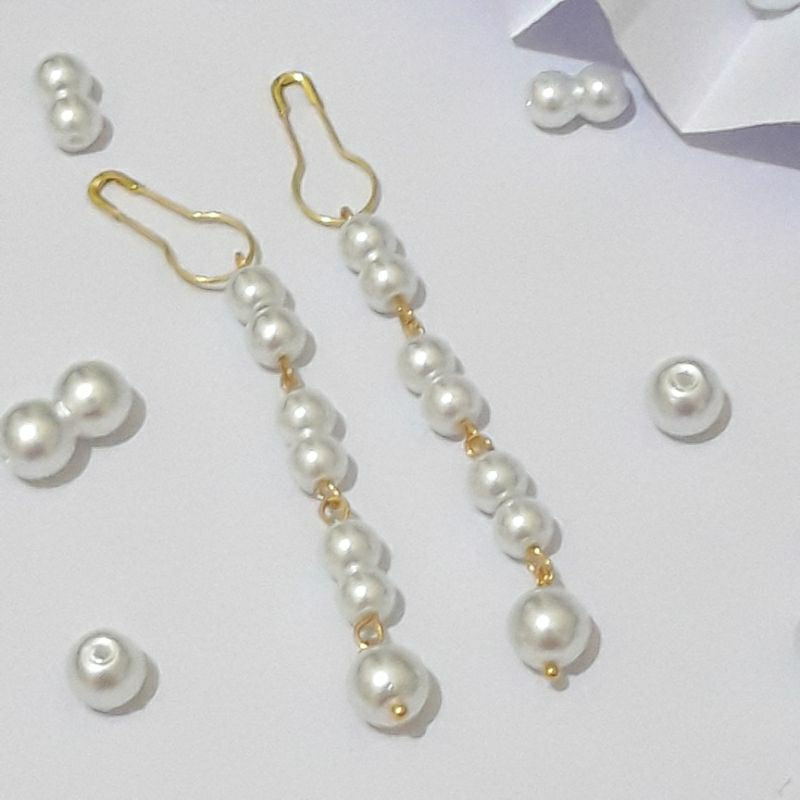 Anting Hijab VIRAL - ANTING MUTIARA - ANTING FASHION HIJAB - ANTING GAYA KOREA - ANTING HIJAB SELEBG