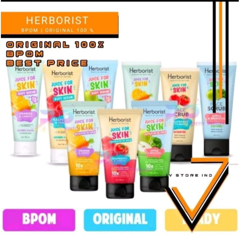 HERBORIST Juice skincare Body scrub/Face/body serum