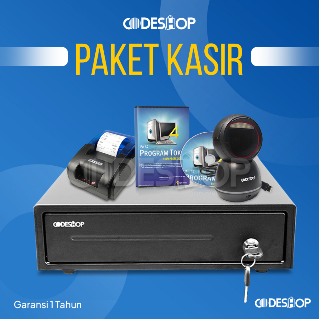 Paket Alat Kasir Segala Jenis UKM Lengkap dan TERMURAH