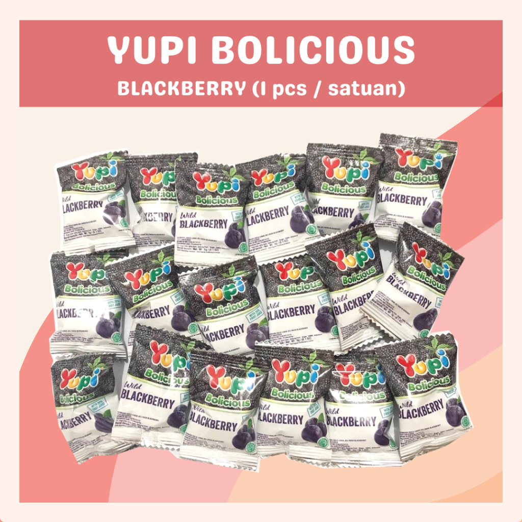 [DELISH SNACKS] Yupi Bolicious Box / Mandarin Blackberry Lychee Strawberry / Permen Yupi