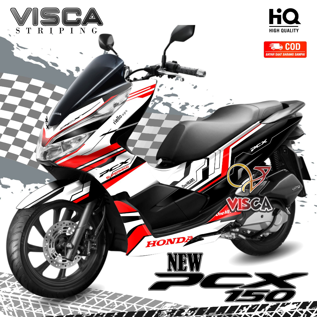 Decal PCX 150 New Full Body - Stiker PCX 150 New Full Body - Dekal PCX 150 New Full Body - Striping 