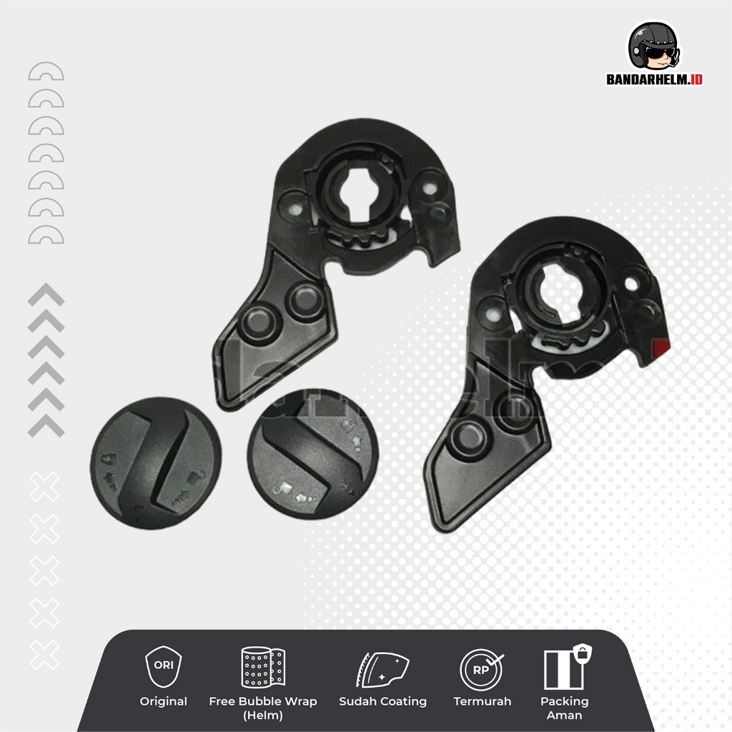 PAKET KOMPLIT SEPASANG Rachet + Kuncian Helm ZEUS 811 / ZEUS 813