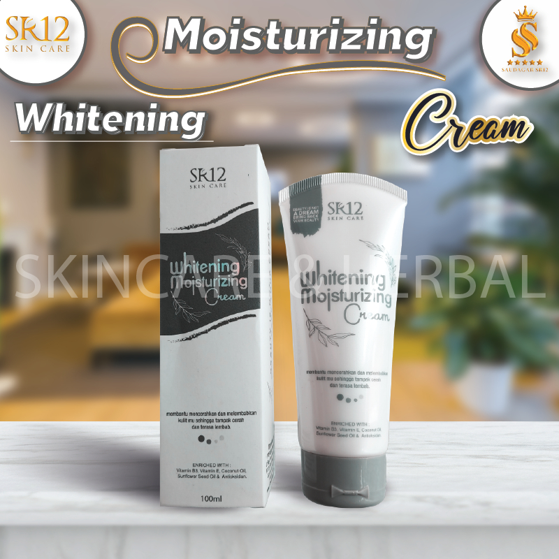 Pemutih Tangan Permanen Whitening Moisturizing Cream SR12 Lotion Pemutih Cream Wajah Cream Tubuh Melembabkan Kulit Dari Sinar UV 100ml