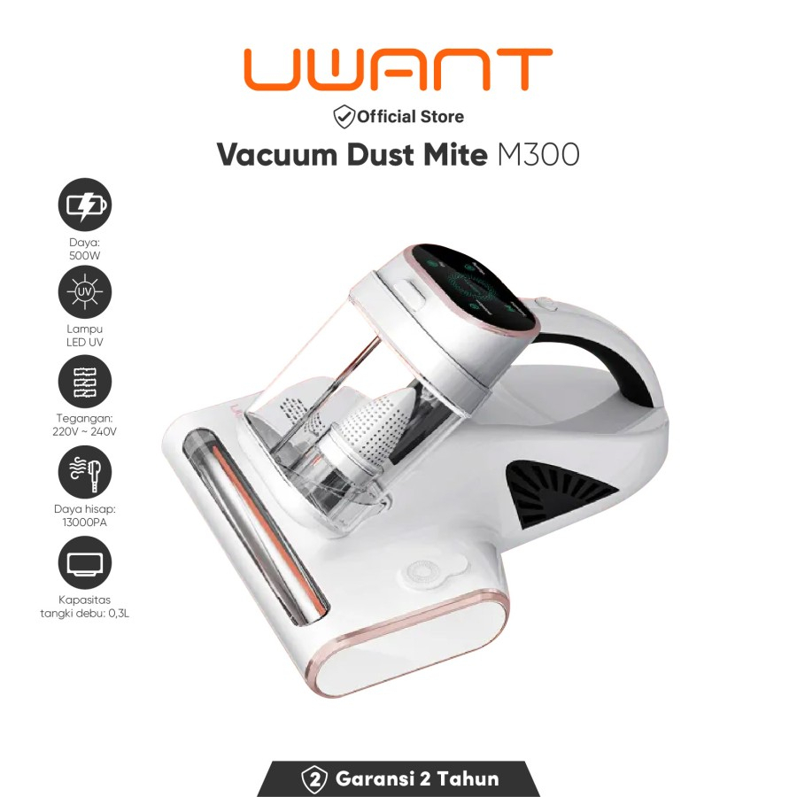 Uwant M300 UV Vacuum Cleaner Anti Dust Mite - Penyedot Debu Tungau