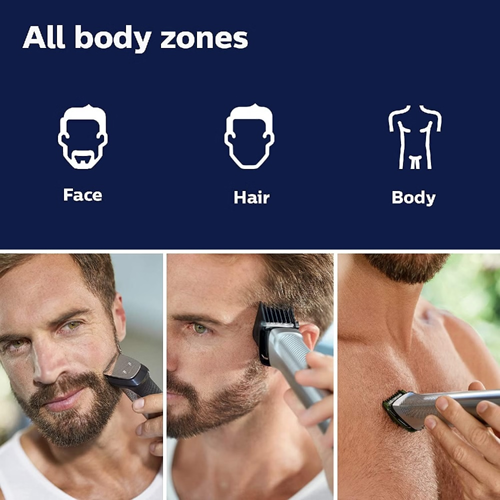 PHILIPS MG7790 - Multigroom 7000 - Alat Cukur Elektrik 23-in-1 - Lengkap Praktis Ekonomis dan Terbaik dari PHILIPS