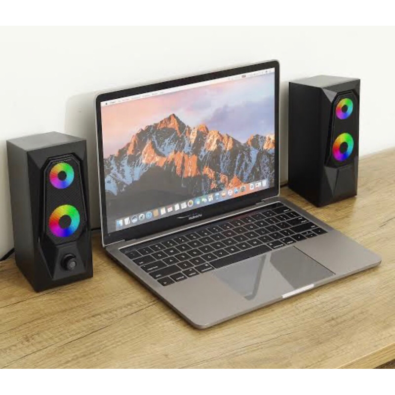 Speaker Spiker Komputer Laptop usb K7 RGB