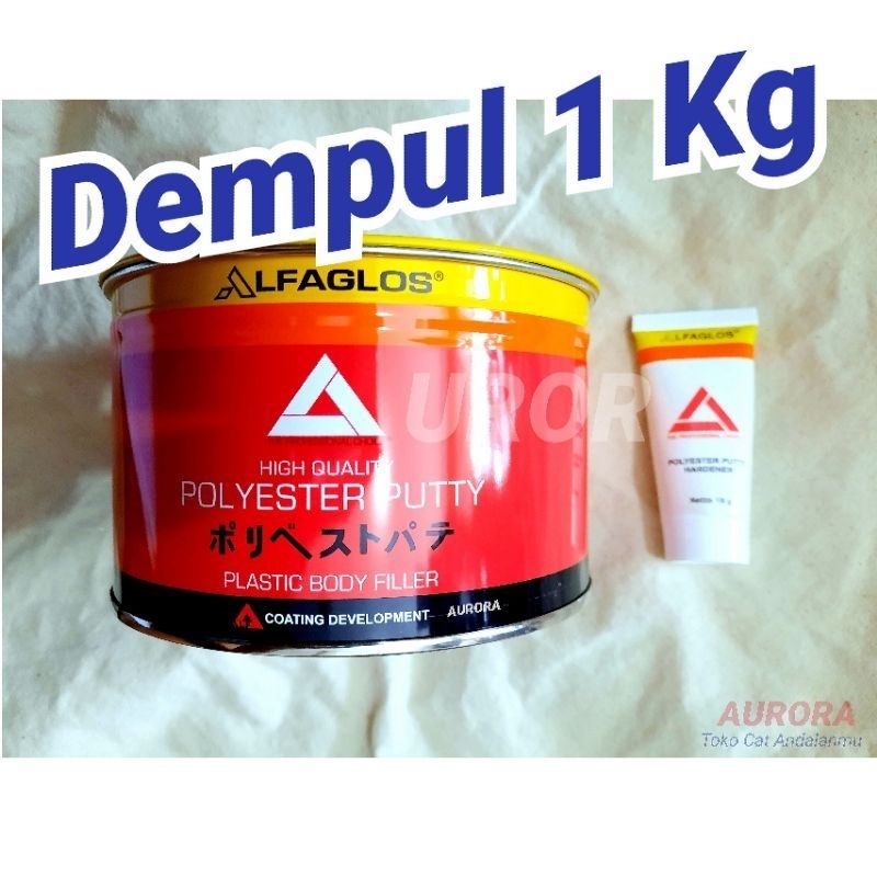 [JAWA,BALI,SUMATRA,KALSEL] DEMPUL ALFAGLOS 250gr / ALF Alfa Glos 1/4kg Kayu Besi Plastik Kecil