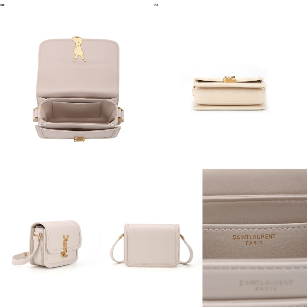 YS Small Satchel Leather Bag's 3138