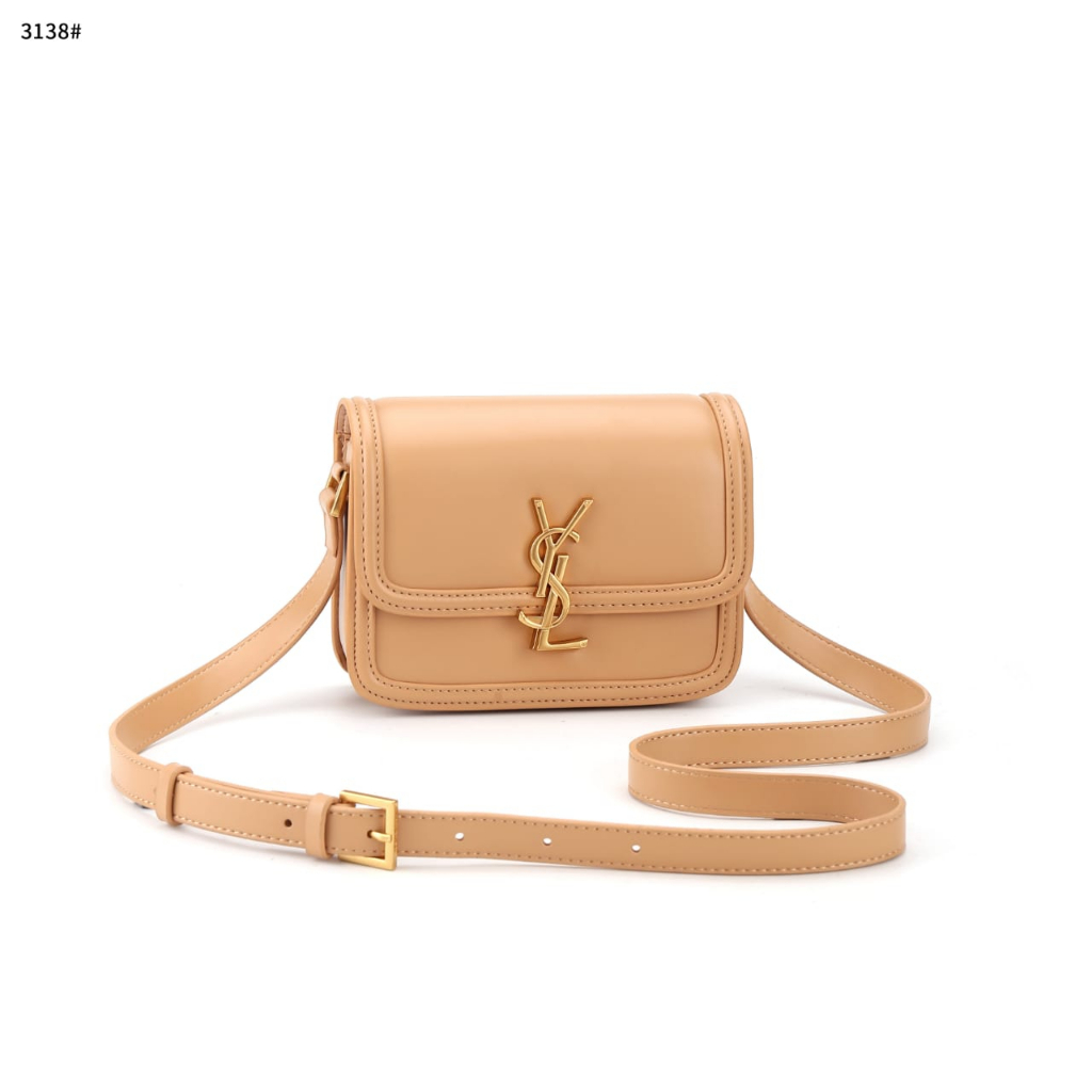 YS Small Satchel Leather Bag's 3138