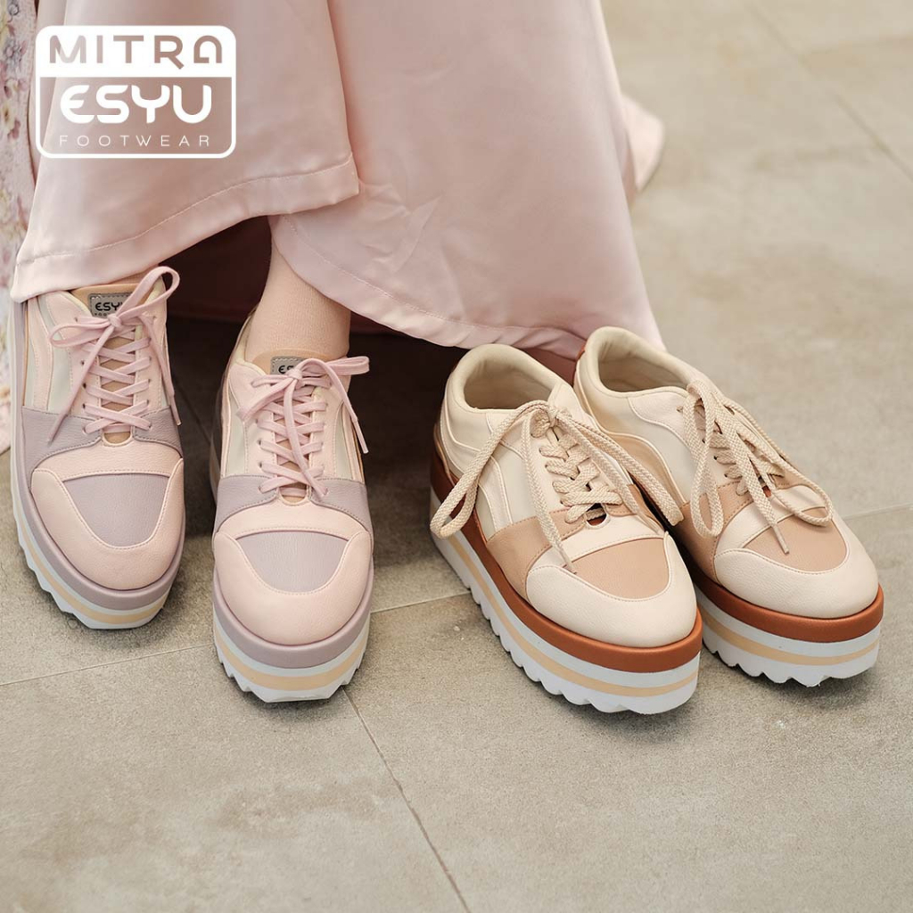 Jenar series sepatu wedges esyu