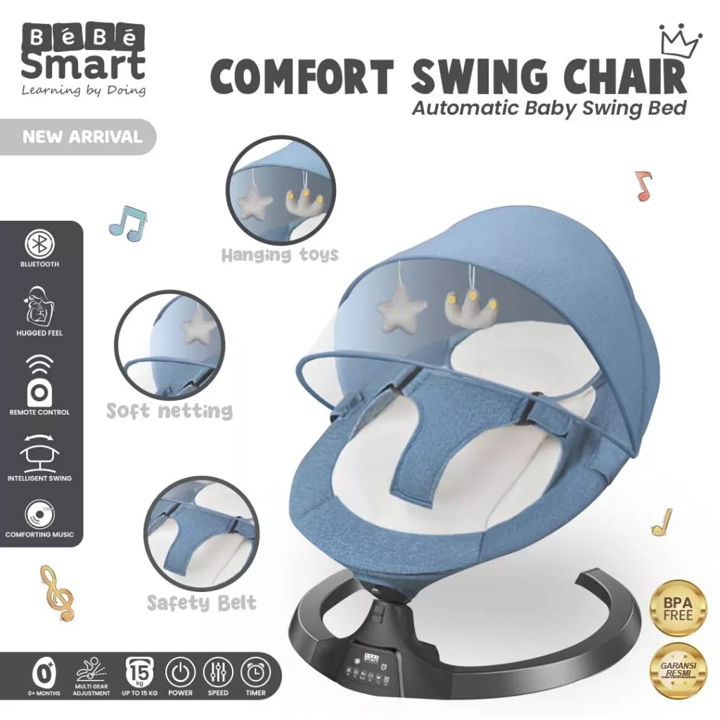 Bebe Smart Comfort Swing Chair - Bouncer Bayi / Ayunan Bayi