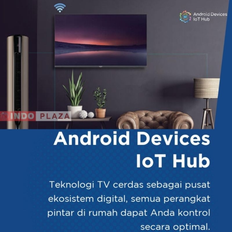 TV AQUA 43 INCH SMART ANDROID 43AQT1000U (LUAR MEDAN)