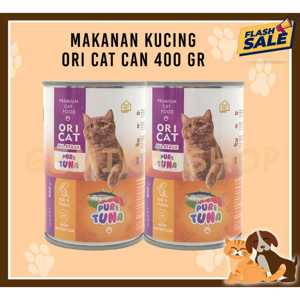 ORI CAT 400GR - MAKANAN KUCING KALENG BASAH