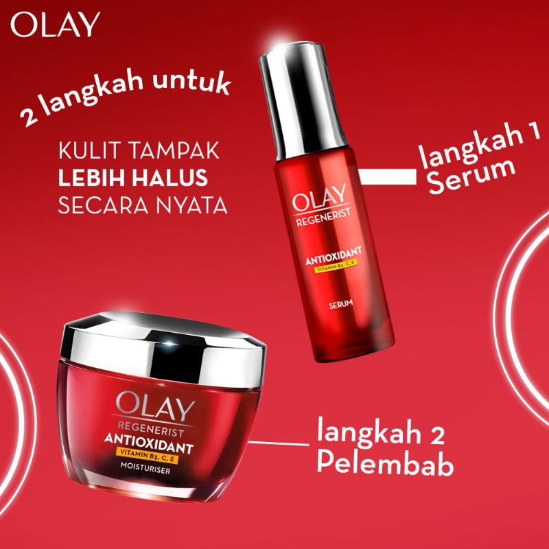 Olay Antioxidant Serum 30ml &amp; Moisturizer 50g