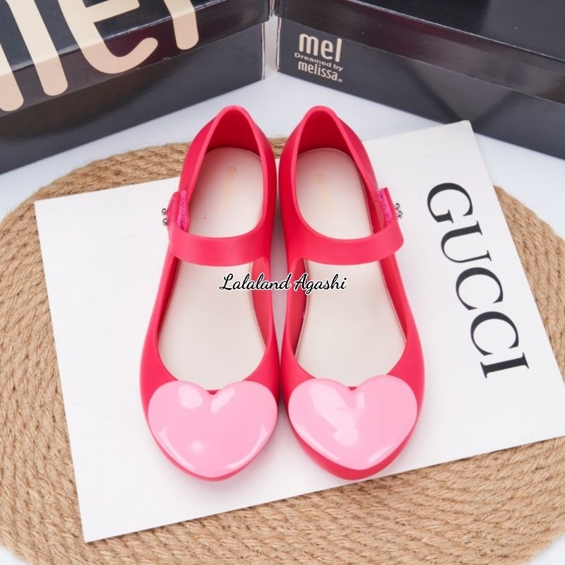 Sepatu melissa ultragirl heart TEEN /sepatu jelly anak/sepatu melissa