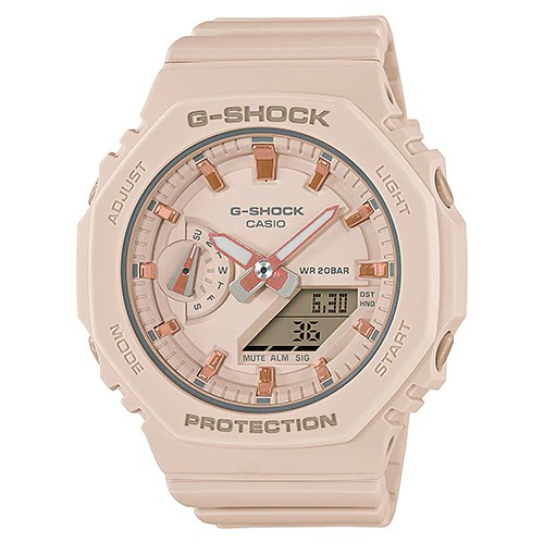 Casio G-Shock GMA-S2100-4ADR Jam Tangan Wanita Analog Digital Pink Original
