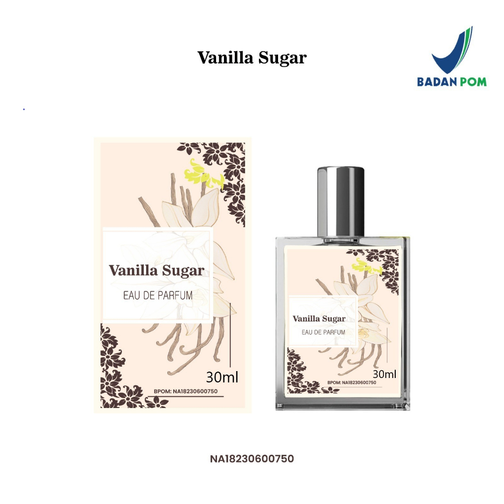 Kanzo - [BPOM] Parfum Vanilla 30ml Premium / Parfum Vanilla Sugar 30ml Best Seller / Minyak Wangi Vanilla 30ml