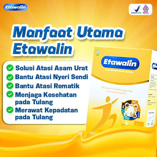 

Susu Kesehatan Etawalin Untuk Sendi Sehat Tulang Kuat Original200 gram