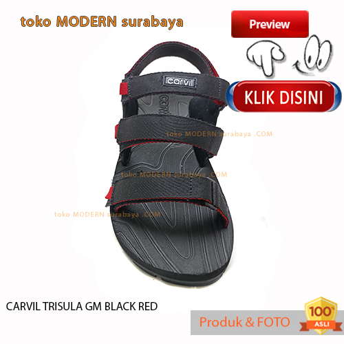 Sandal Pria casual Sandal Gunung slide outdoor CARVIL TRISULA GM