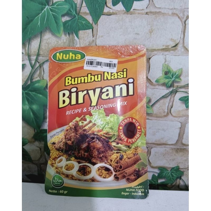 

Nuha Bumbu Nasi Arab Instan Kebuli (Biryani Mandhi dan Kabsa)