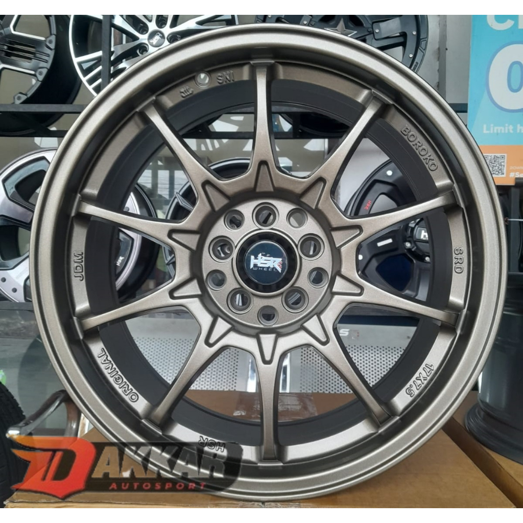 Velg Ring 17 Tipe Boroko Srd Hsr Untuk Ertiga Brv Innova Xpander Dll Velg Racing R17 Hsr Boroko Srd
