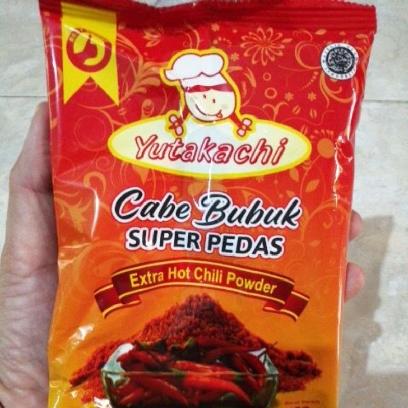 

Yutakachi cabe bubuk halus super pedas 100g