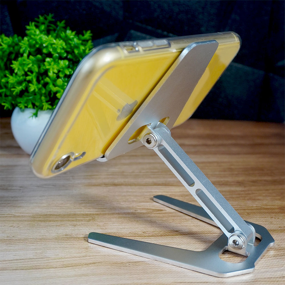 PHONE HOLDER STANDING HANDPHONE FOLDING STAND HOLDER HP PEYANGGAH HANDPHONE METAL FOLDING STAND METAL DUDUKAN HP TABLET