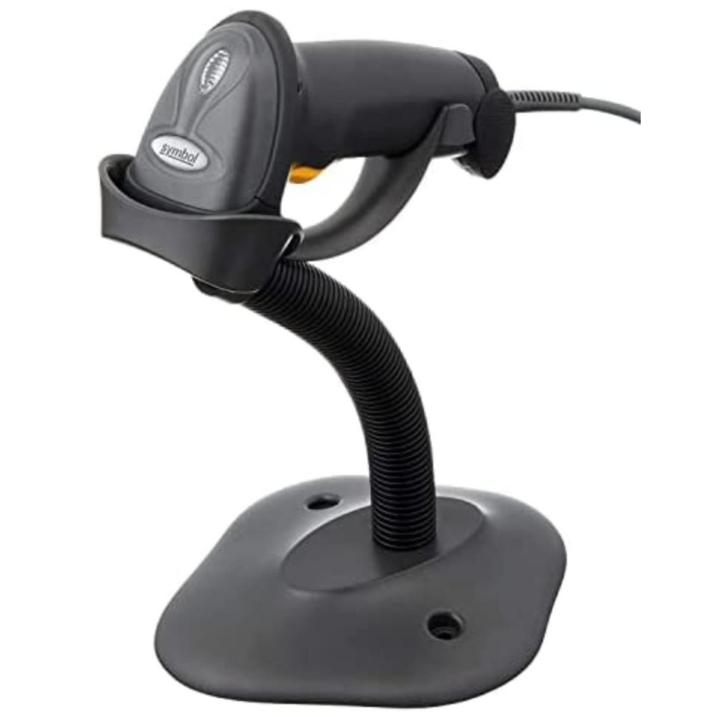 BARCODE SCANNER 1D ZEBRA SYMBOL LS2208 / LS-2208 / LS 2208 WITH STAND