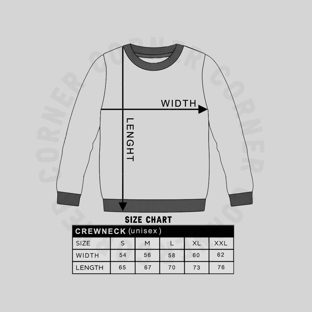 (NEW ARRIVAL) SWEATER CREWNECK WASHING MOTIF ROCKMORE HITS KEKINIAN