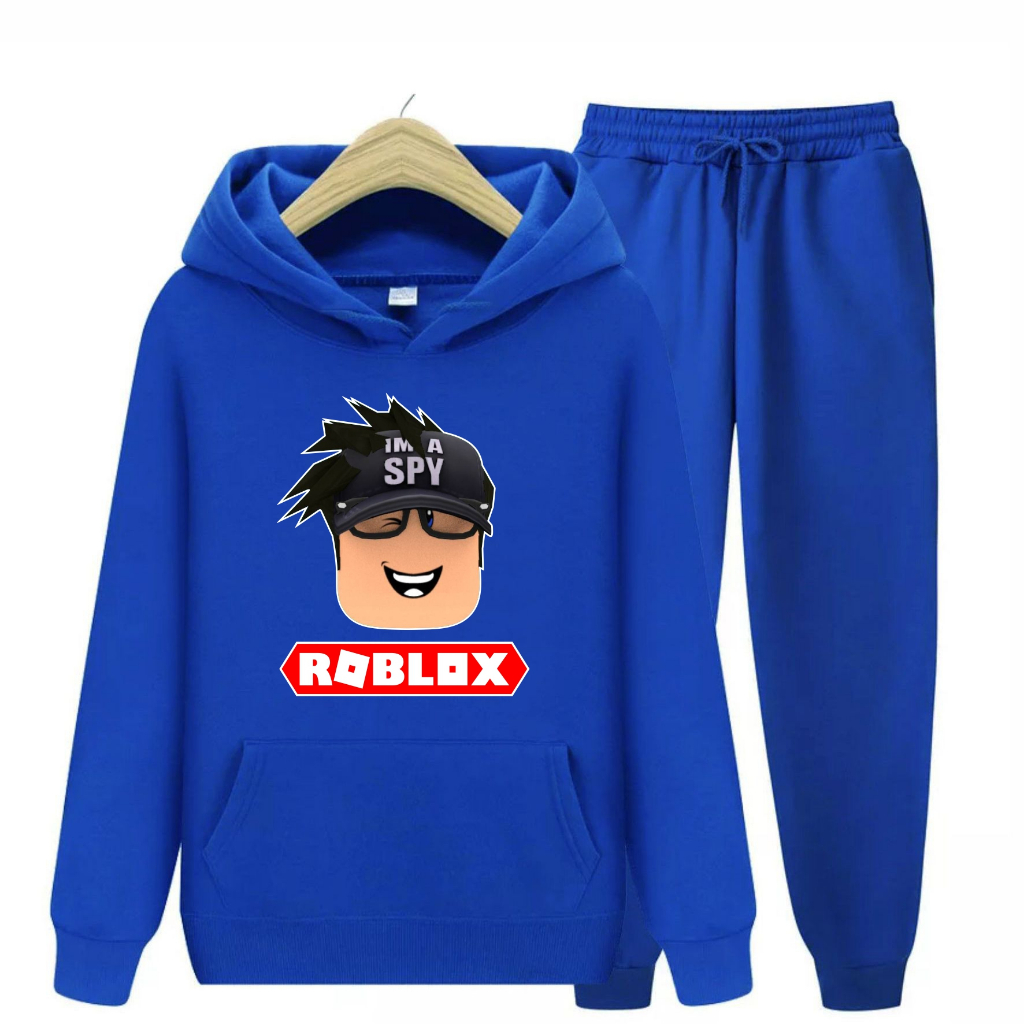 FenishaStore Setelan Sweater Hoodie Anak-anak ROBLOX Usia 4-13Tahun Bisa Bayar Ditempat COD