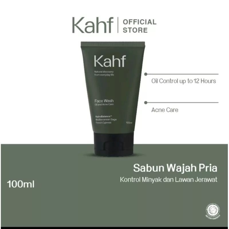 Kahf Sabun Wajah Pria Anti Acne