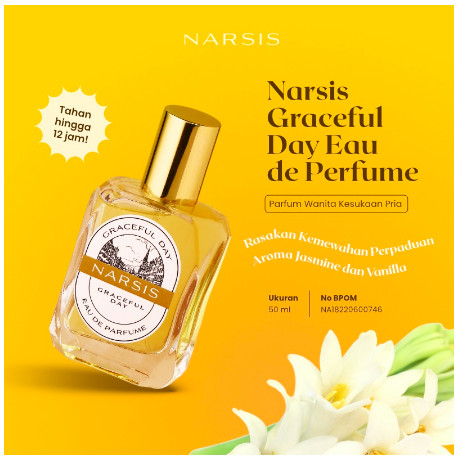 parfum Narsis Graceful Day Eau de Perfume - Parfum Wanita Kesukaan Pria