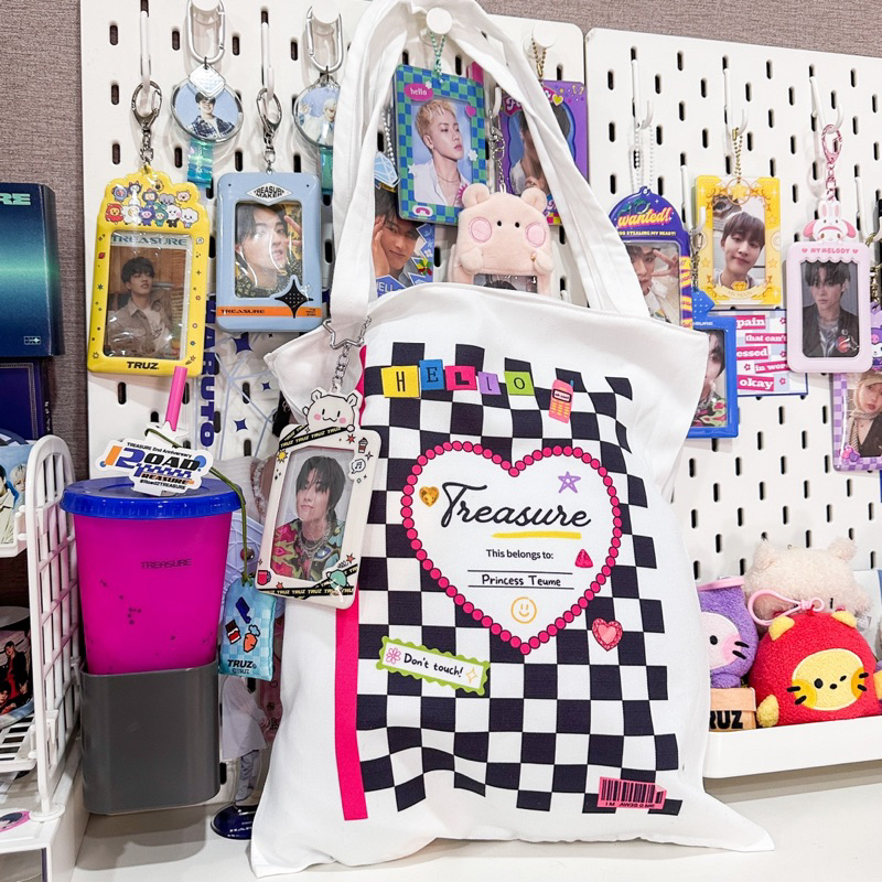 TREASURE MAKER DIARY - TEUME TOTEBAG - TAS KANVAS KPOP