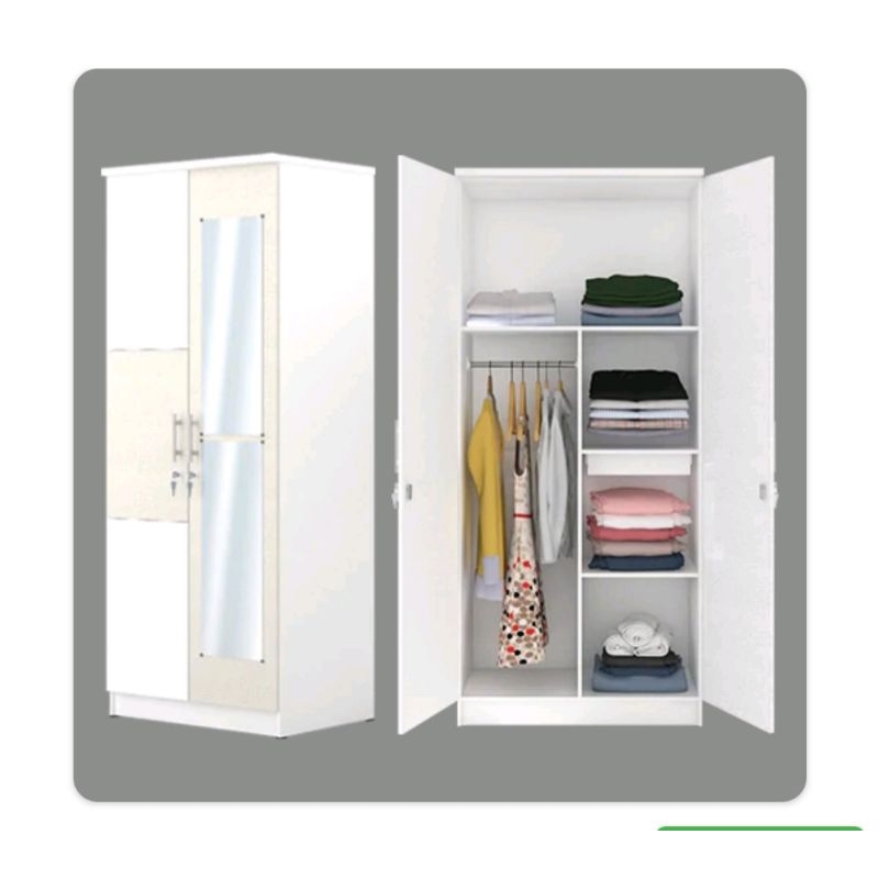 OLYMPIC HASSIAN LEMARI PAKAIAN 2PINTU READY SAMARINDA