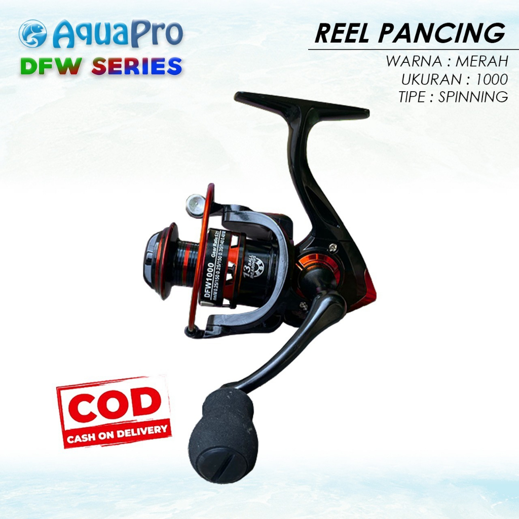 DFW1000 Reel Pancing 10KG Max Drag 5.2:1 Gulungan Reel Pancing Murah Kuat Power Reel Pancing Laut Tarikan Pancing Metal