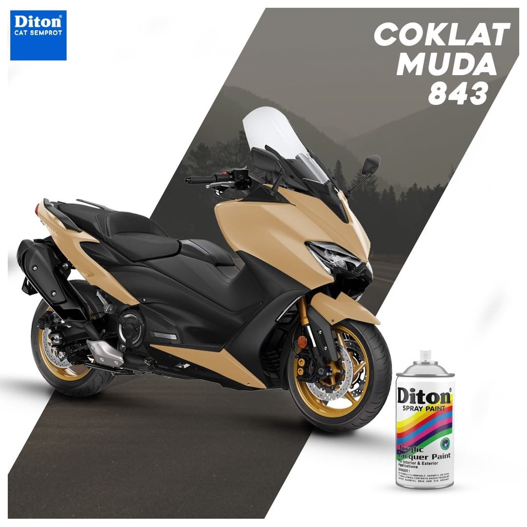 Cat Semprot Pilok Pylox Pilox Diton 300CC - Coklat Muda 843