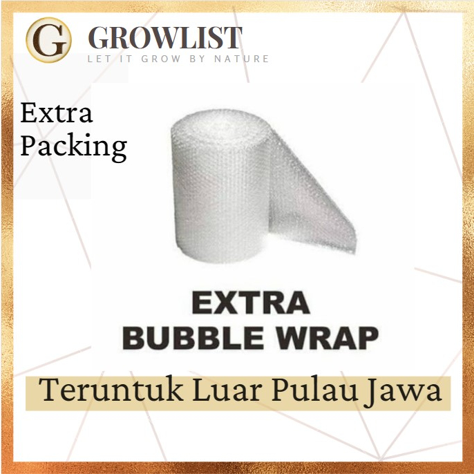 

Extra Bubble Wrap sesuai Jumlah Barang