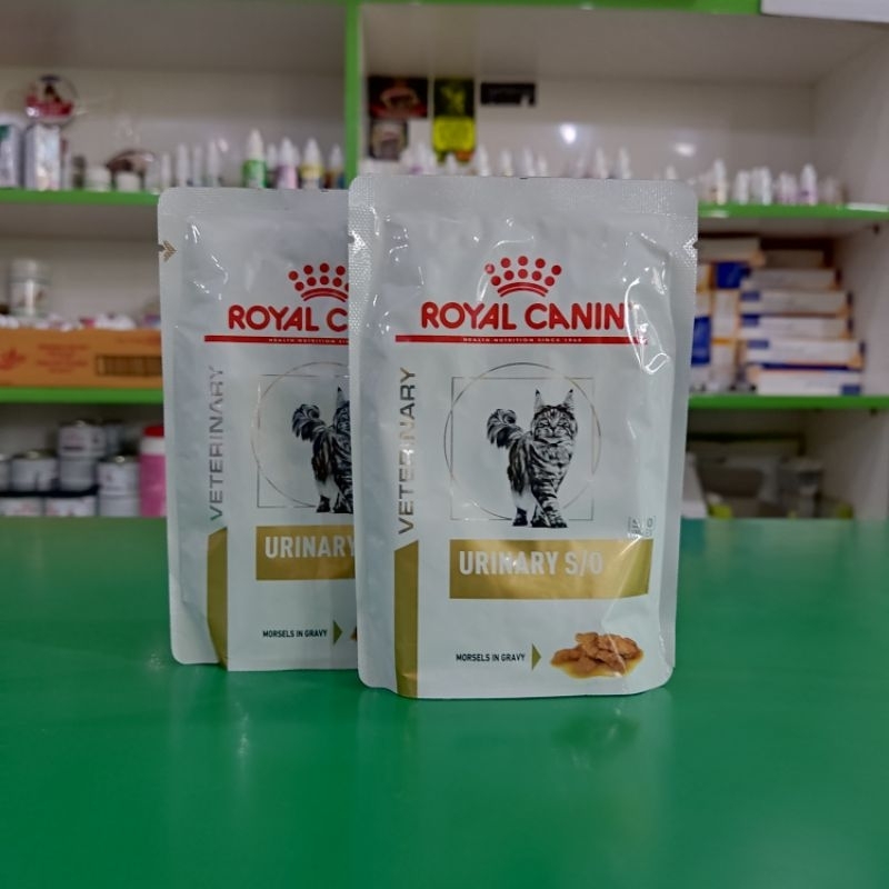 Royal Canin Vet Wetfood Urinary S/O Cat sachet 85gr - makanan basah kucing dewasa