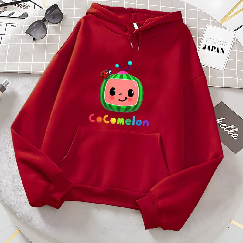 Sweater anak perempuan COCOMELON hoodie anak laki laki 2-10 tahun