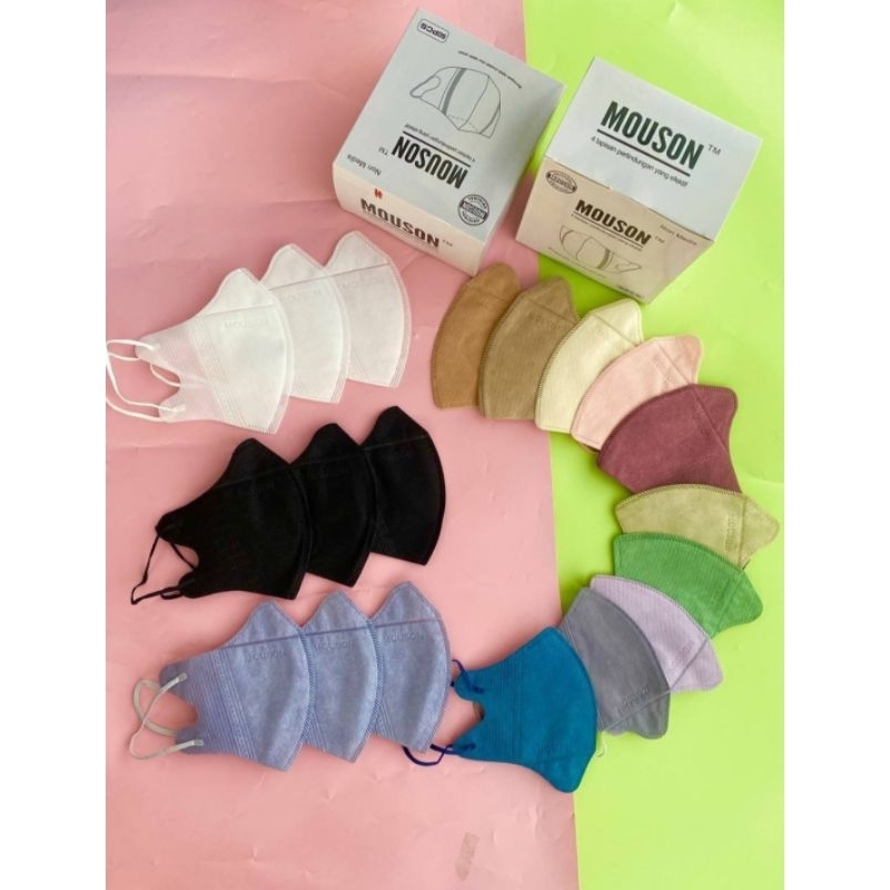 MASKER DUCKBILL MOUSON 4 PLY ISI 50