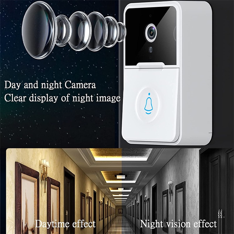 Video Doorbell Bel Rumah MLG001 Wireless Waterproof Bel Lonceng Pintu Door Home Bell