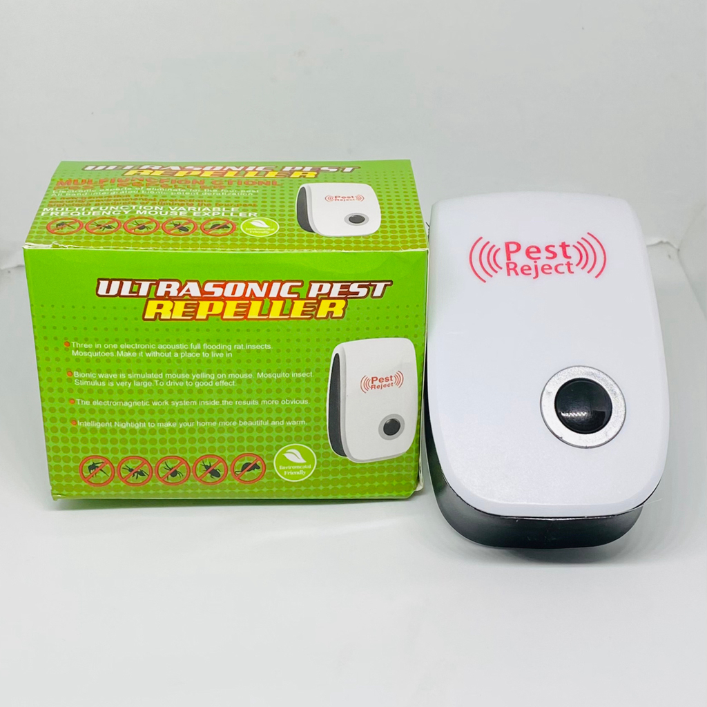 Beauty Jaya - Pest Reject Repeller Ultra Ultrasonic Alat Pengusir Serangga Kecoa Tikus Elektrik