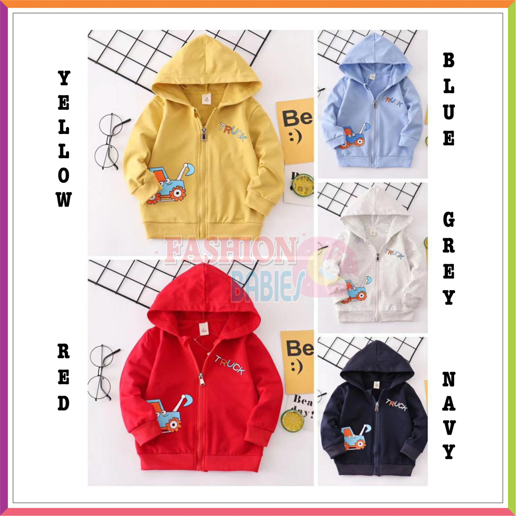 LS JAKET ANAK IMPORT | JAKET ANAK KATUN MURAH LAKI LAKI RESLETING 0-2 TH