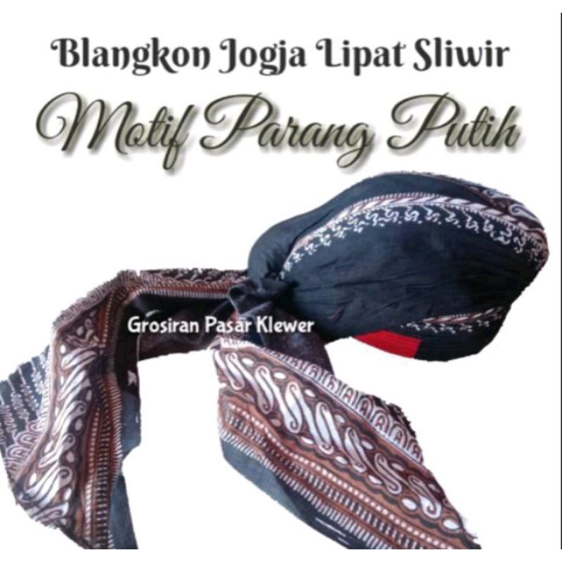 Blangkon Jogja Lipat Sliwir Dewasa