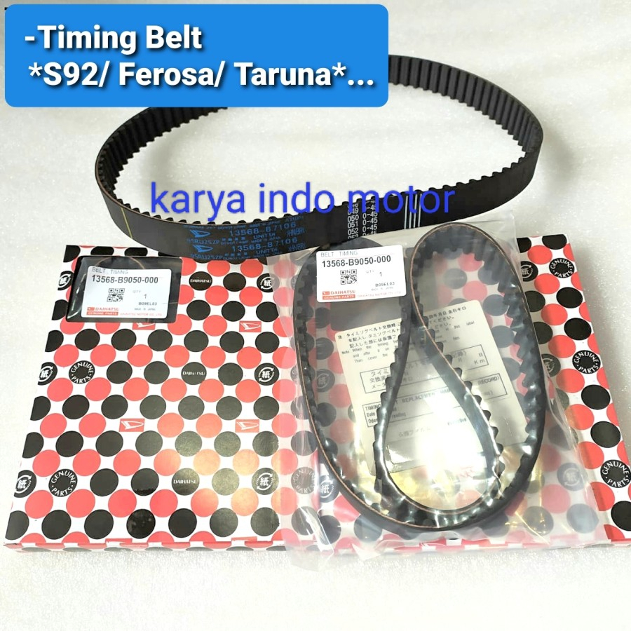 13568-B9050-000 Timing Belt S92/Ferosa/Taruna
