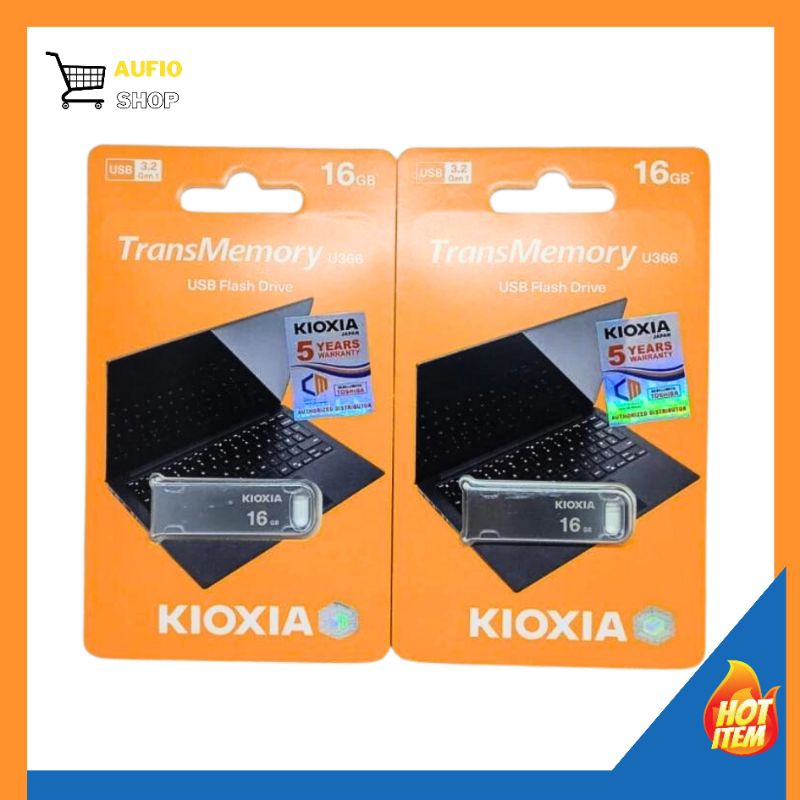 FLASHDISK KIOXIA 16GB USB 2.0 U202 ORIGINAL