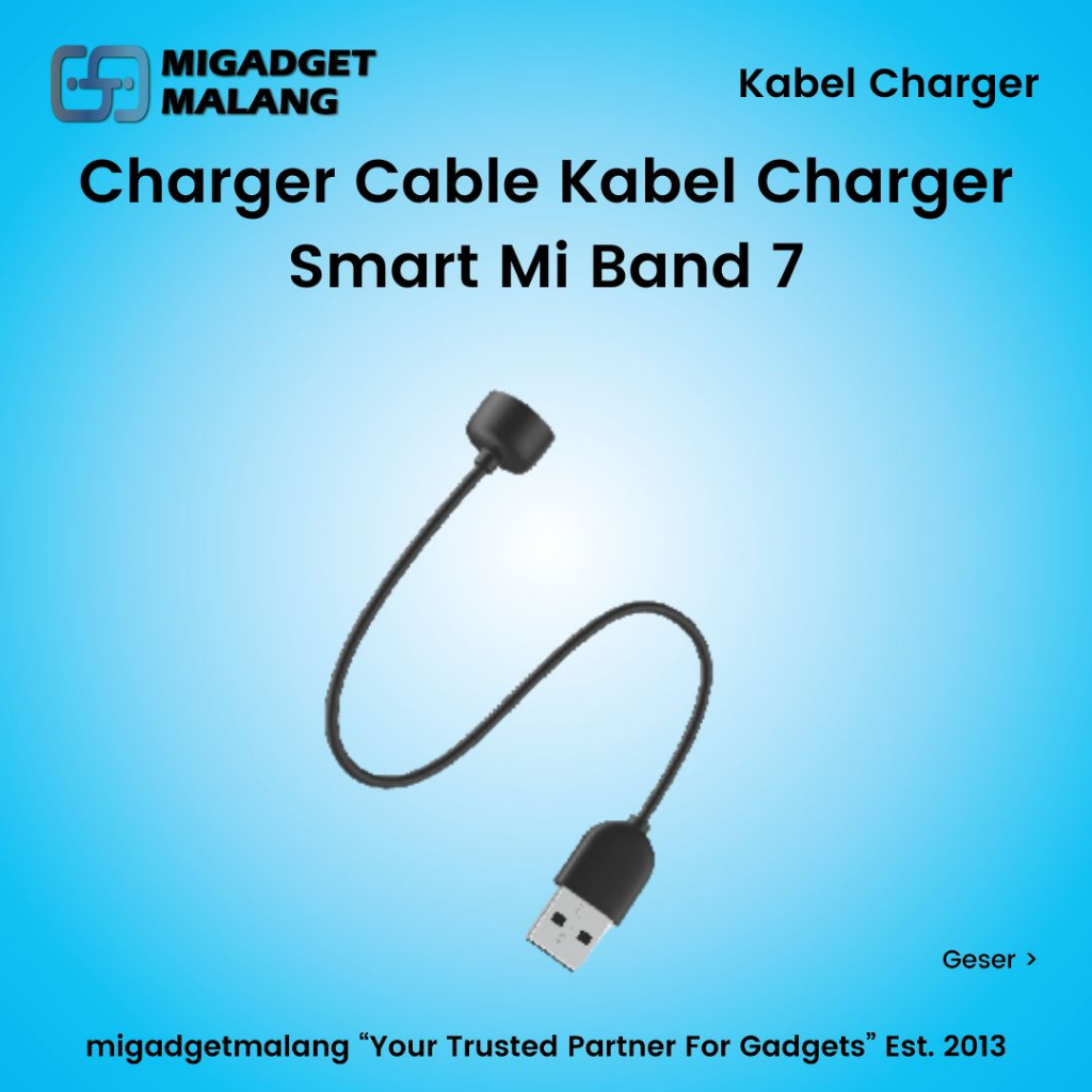 Charger Cable Kabel Charger Smart Mi Band 7